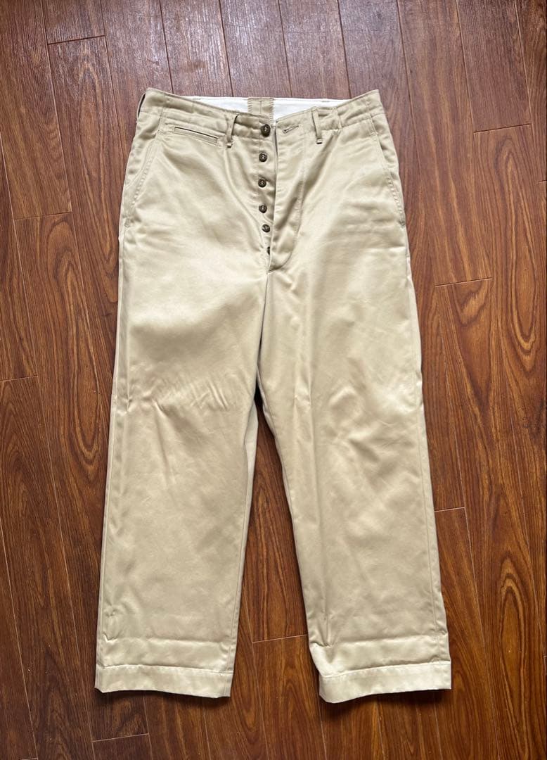 orSlow VINTAGE FIT ARMY TROUSERS Sサイズ