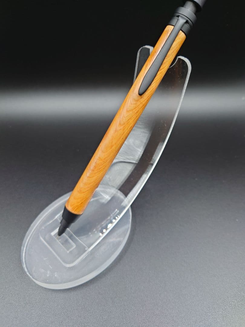 木軸ペン　ケヤキ　シャープペンシル　0.5　拭き漆　うるし仕上げ　MDS1