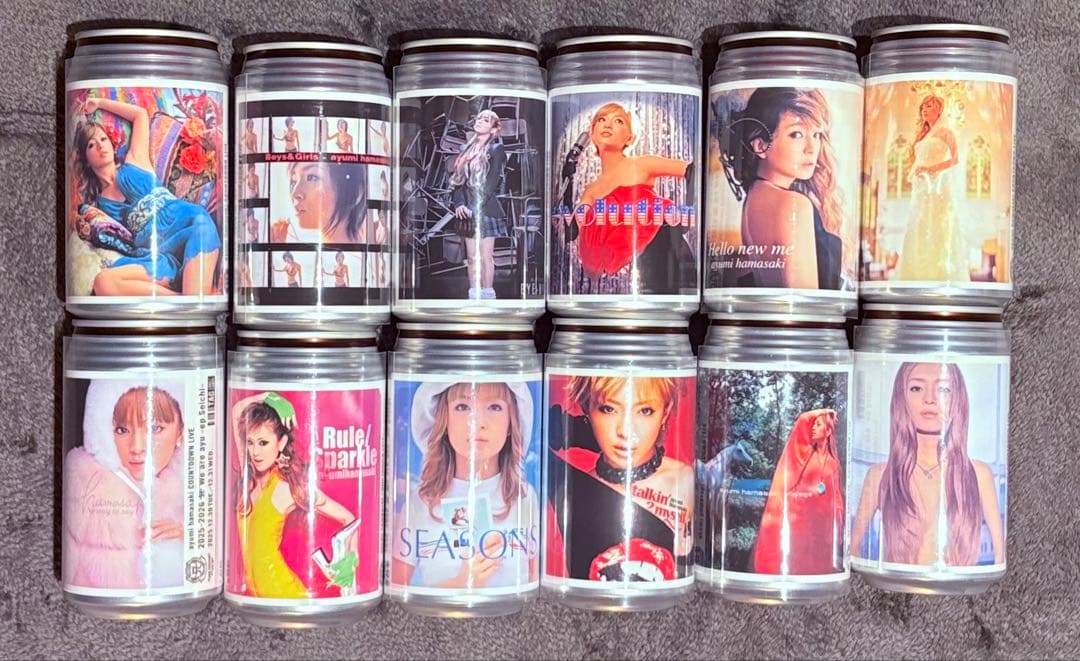 浜崎あゆみ　オリジナルラベル缶　12缶セット