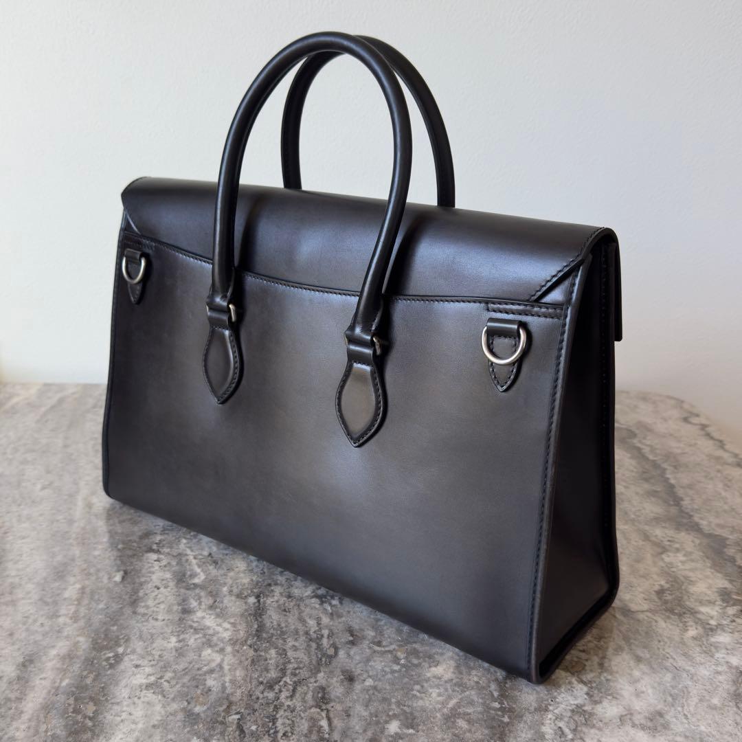 極美品 定価72.6万円 ベルルッティ エミーオ スクリットレザーブリーフケース