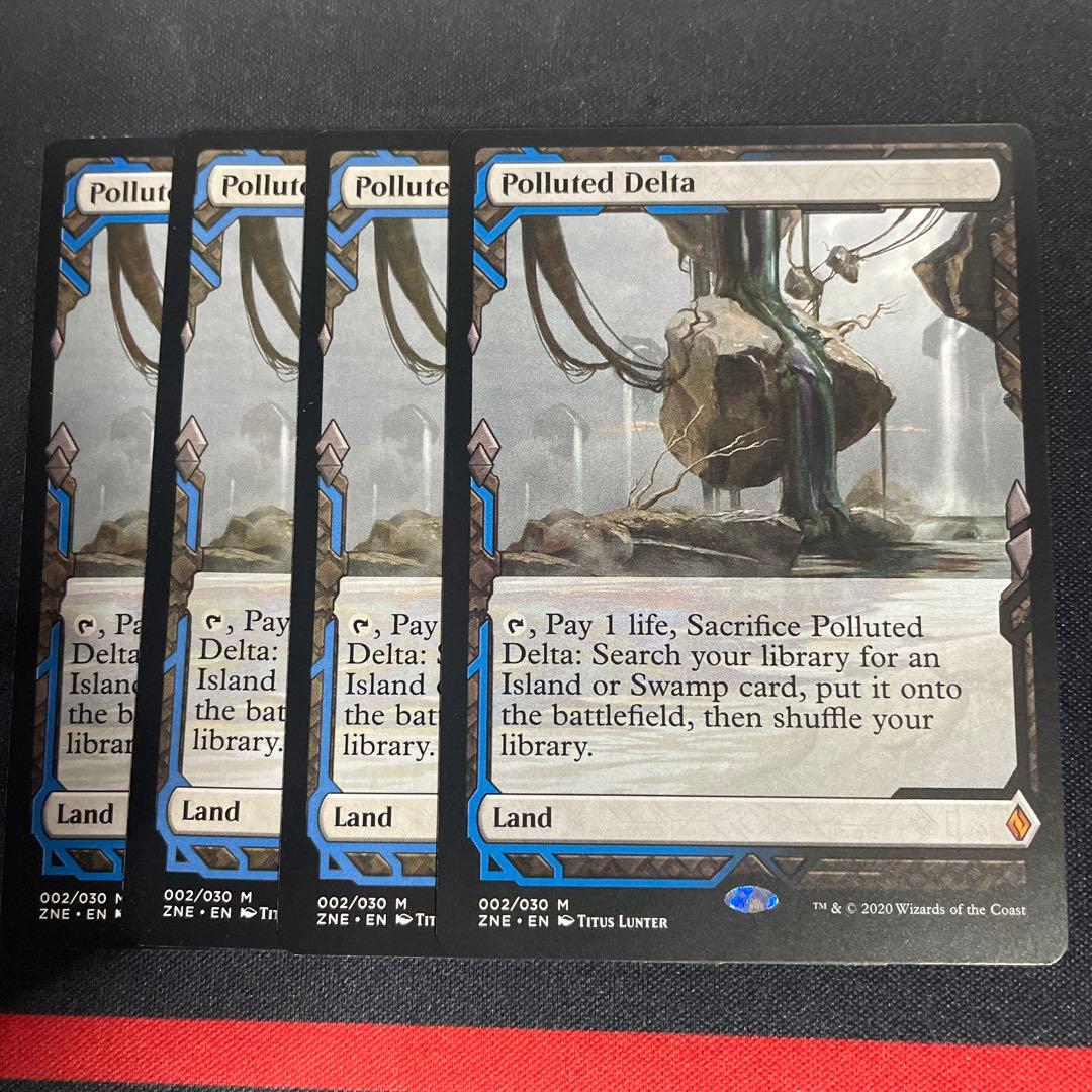 MTG 汚染された三角州 英語 4枚