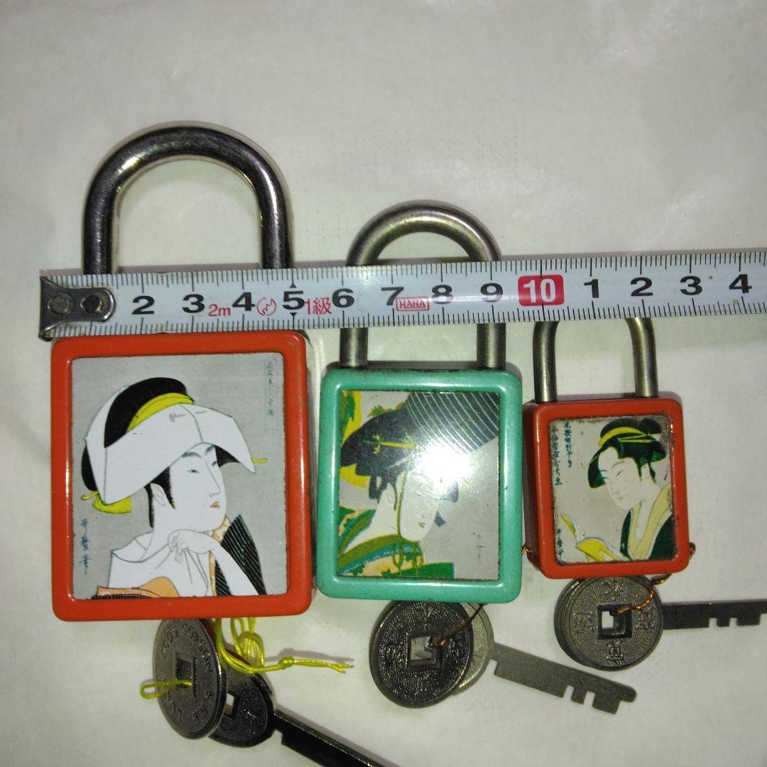 レトロ南京錠セット 　中古品