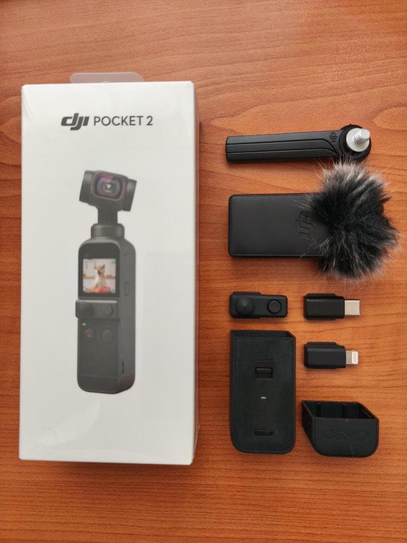 DJI Pocket 2 クリエイターコンボ 【本体新品交換済】※おまけバッグ付