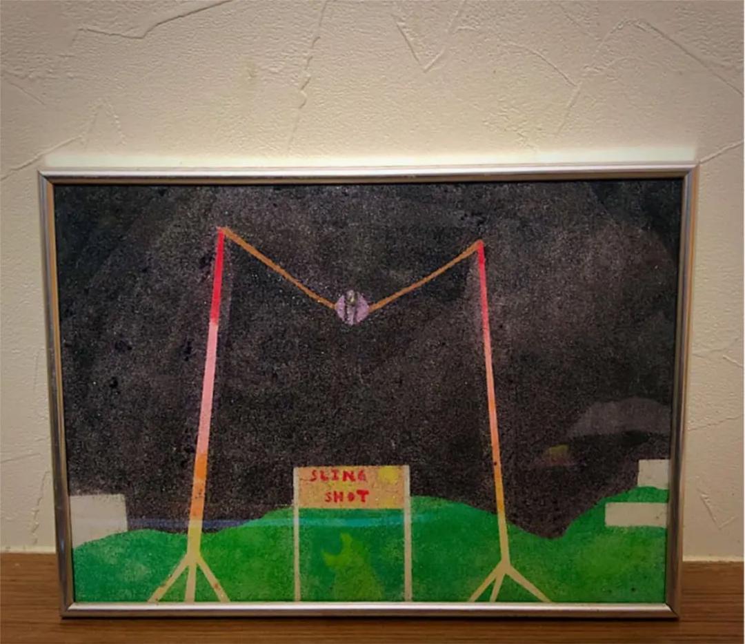 砂絵　逆バンジー