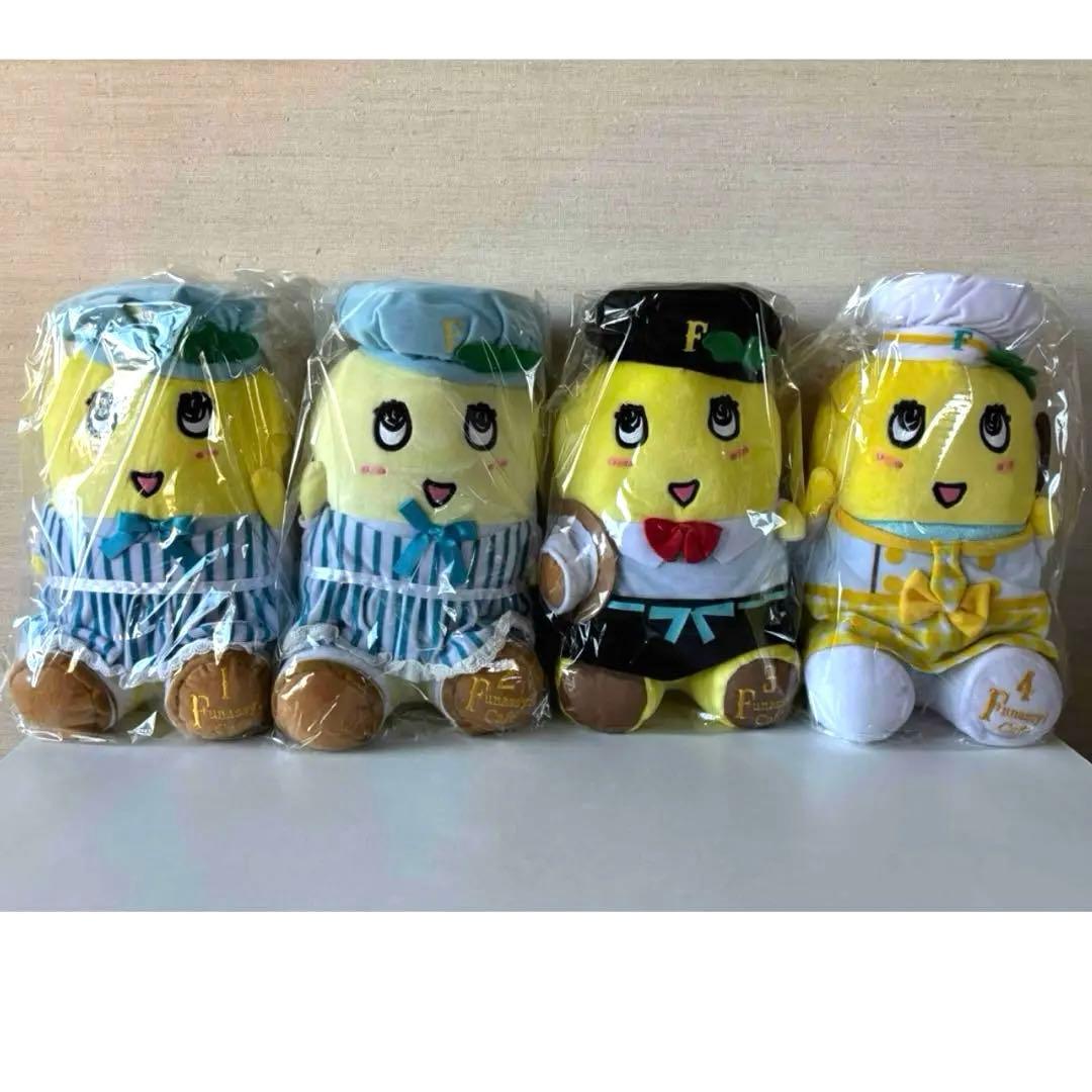 ふなっしー　ぬいぐるみ　ふなっしーカフェ　ふなカフェ　新品　未使用　未開封　４点