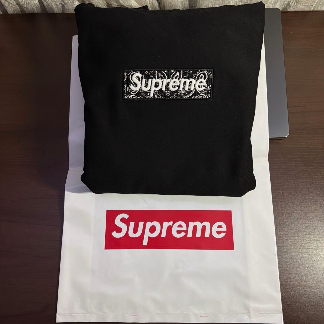 トップス Supreme Bandana Box Logo Hooded M