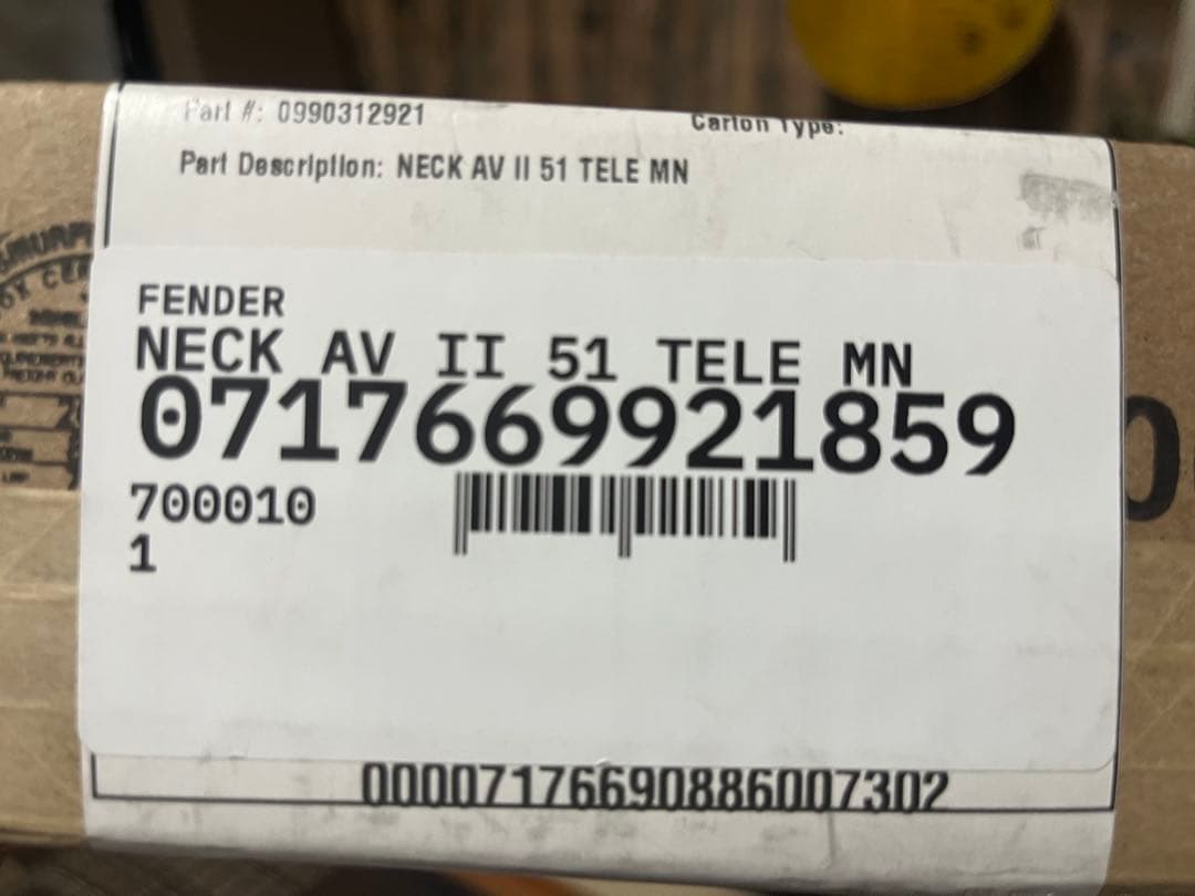 シベリア！！Fender american vintage neck