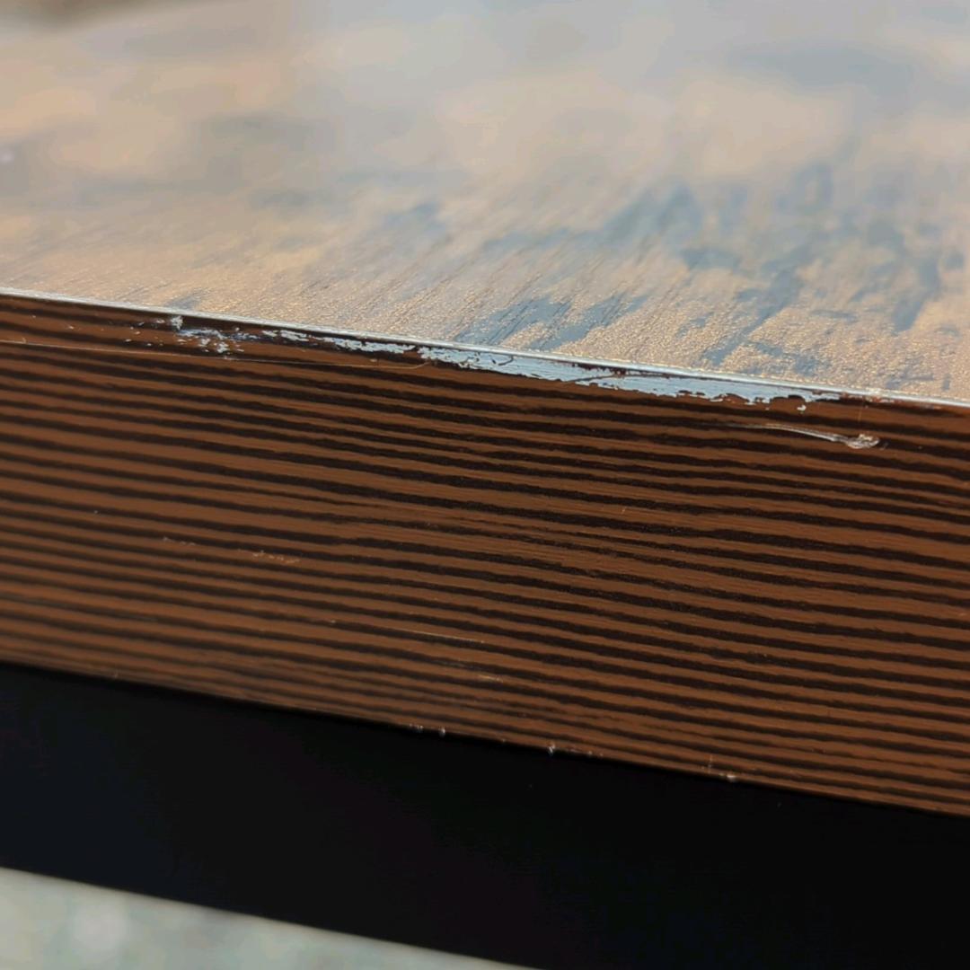 【送料無料】ニトリ　テーブル＆チェア　ユーズド加工木目調