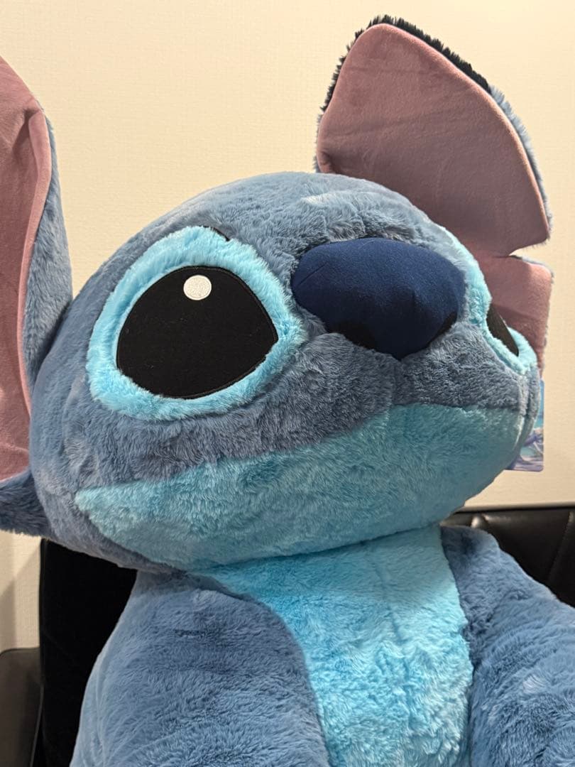 コストコ　スティッチ　ぬいぐるみ　特大　ブランケット