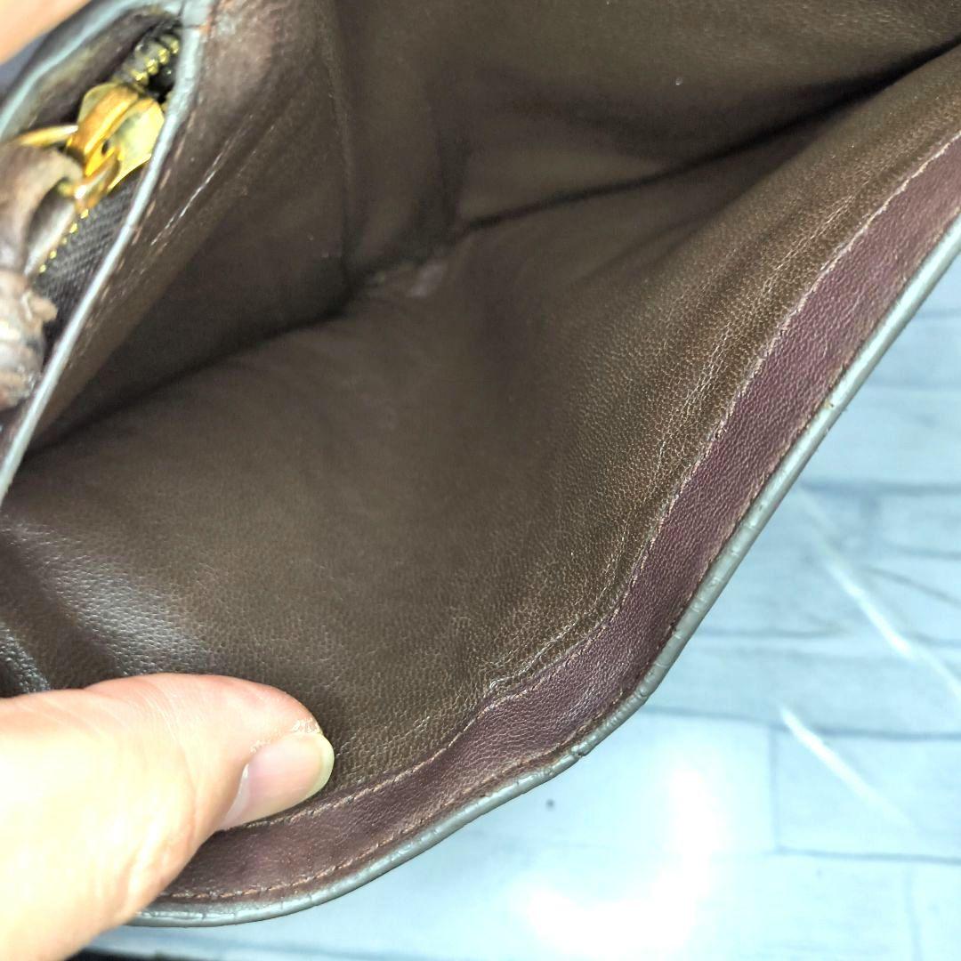 て*き様 BOTTEGA VENETA ブラウン　レザー イントレチャート 二つ