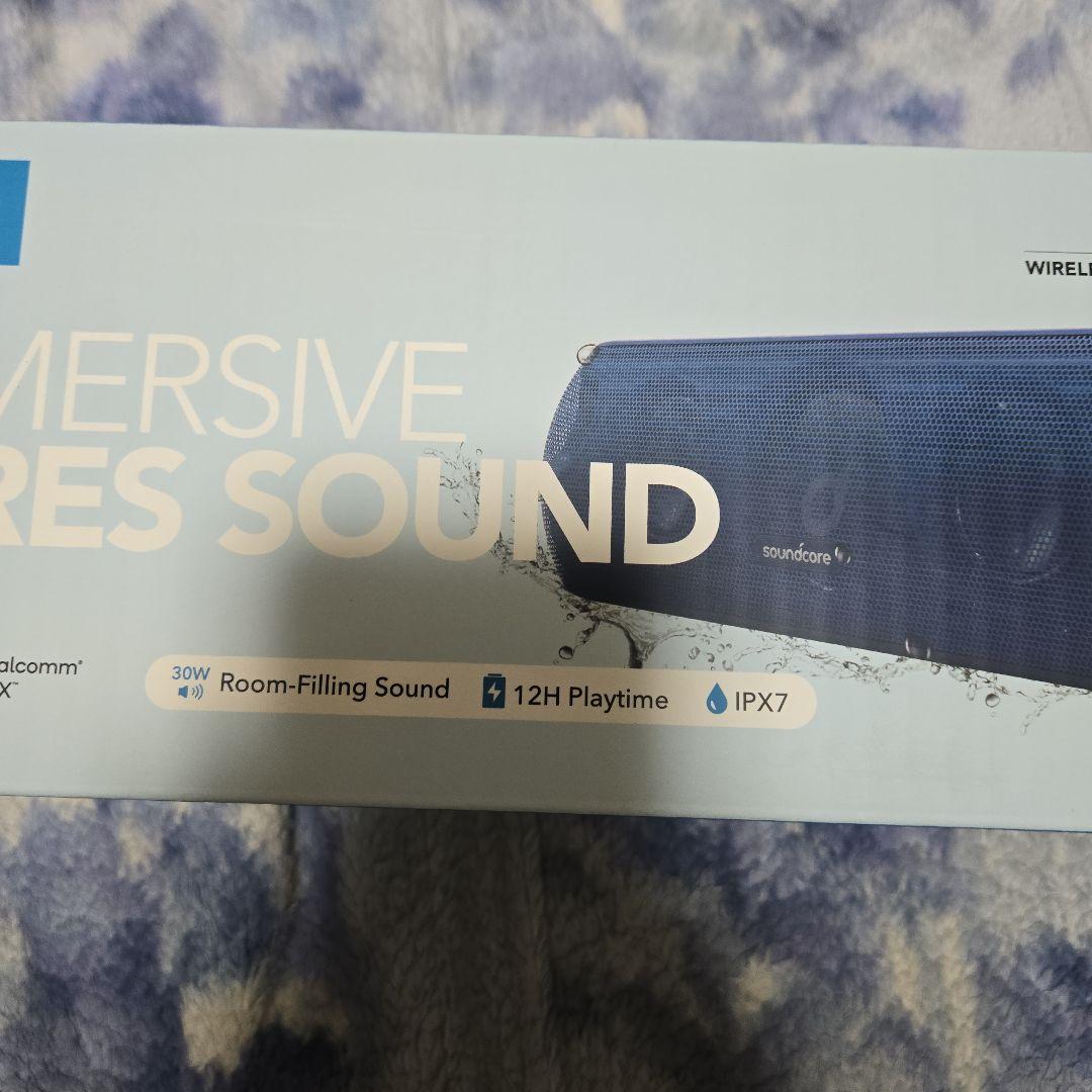 ほぼ新品アンカーSoundCoreモーションプラスブルー