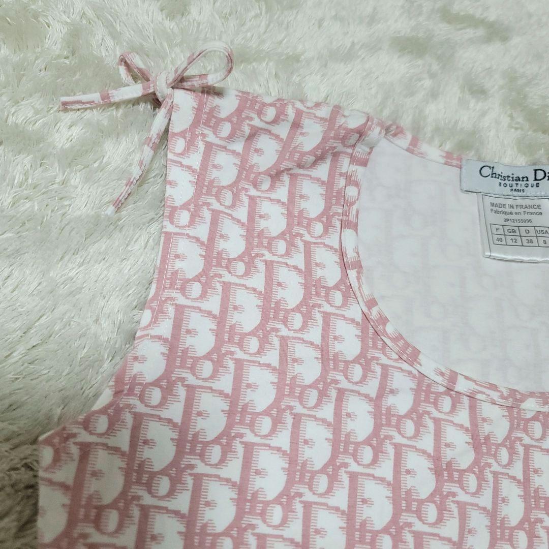 極美品✨Christian Dior ディオール　トロッター ノースリーブ