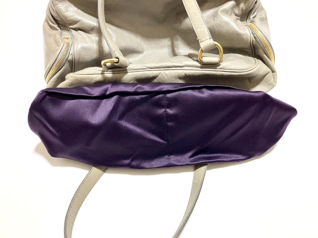 バッグ miu miu VITELLO Leather Bag BAULETTO