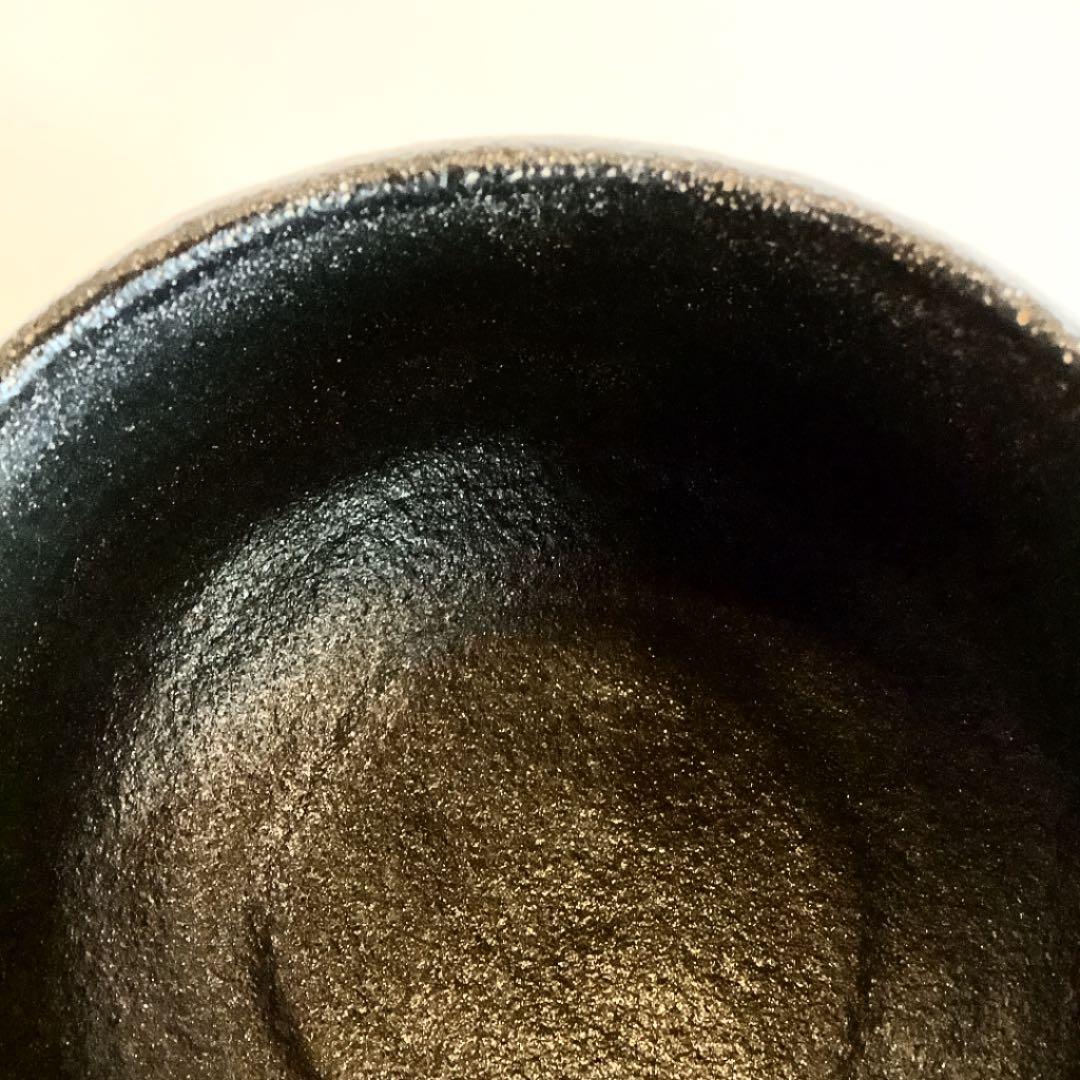 【茶道具】二代 寒川栖豊 紀州焼 葵窯 茶碗　数印尽