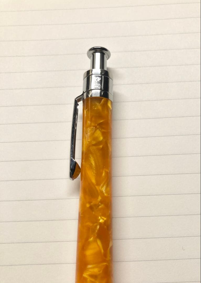 工房楔 アクリル オレンジ シャープペンシル0.5mm