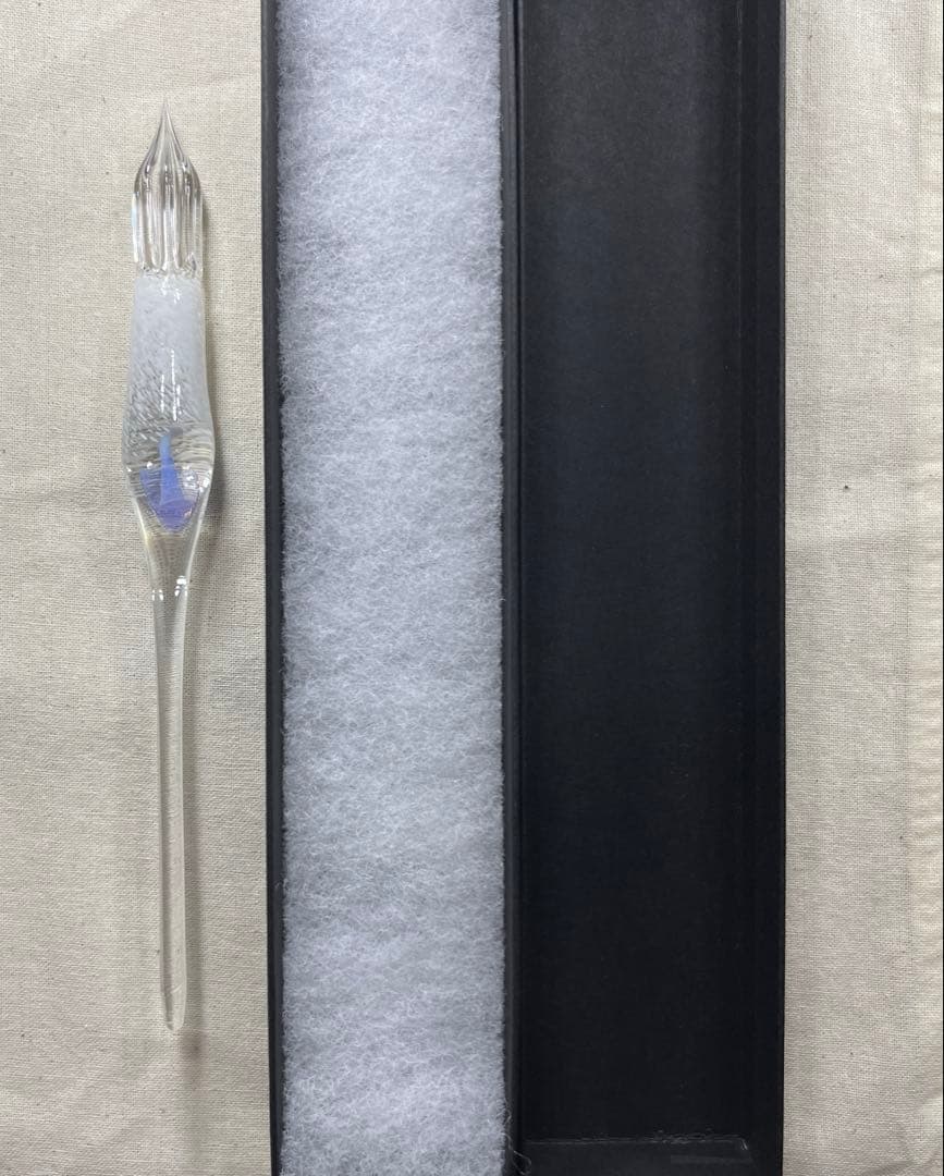 匿名配送　aunガラスペン　きのこ