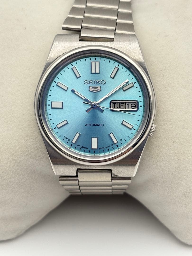 ヴィンテージ セイコー5 自動巻き メンズ腕時計 7009-821J