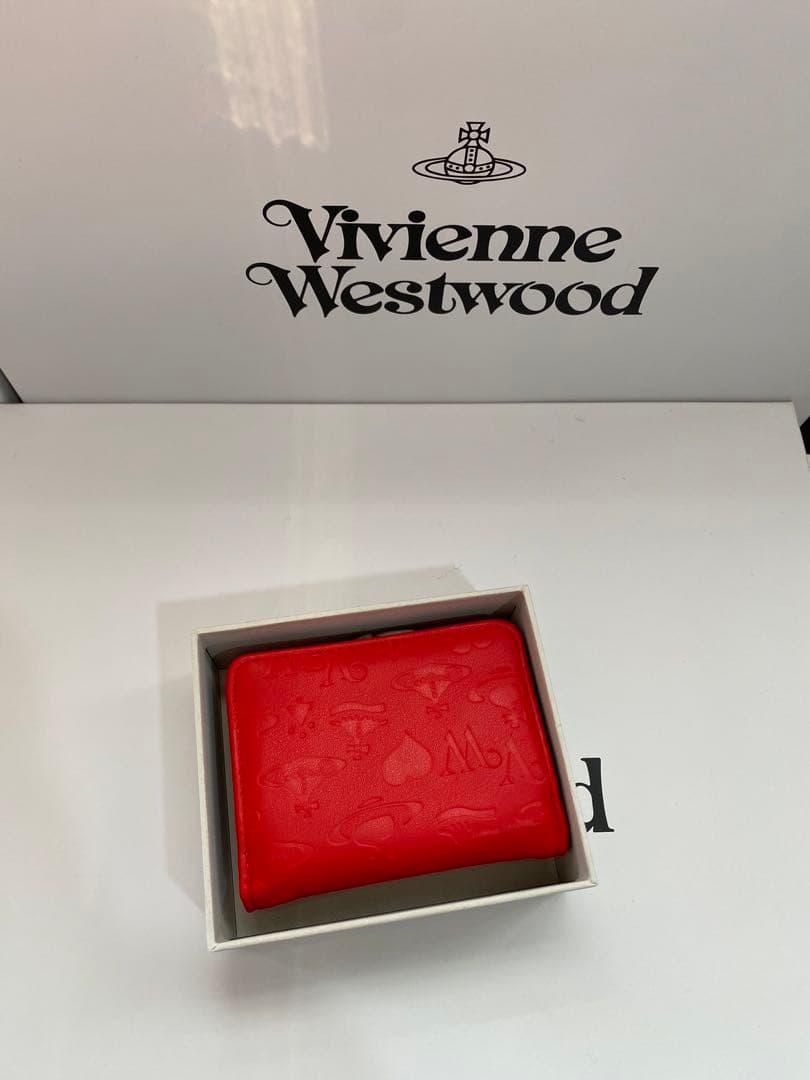 Vivienne Westwood レッド 三つ折り財布