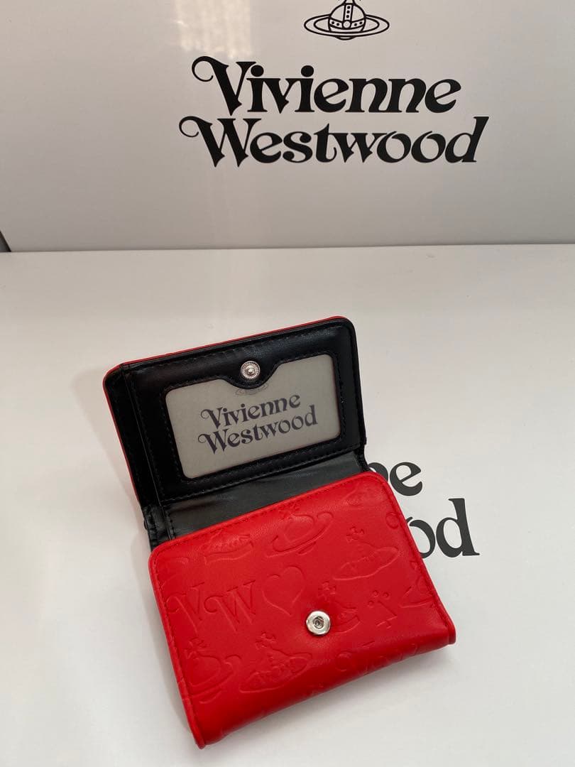 Vivienne Westwood レッド 三つ折り財布