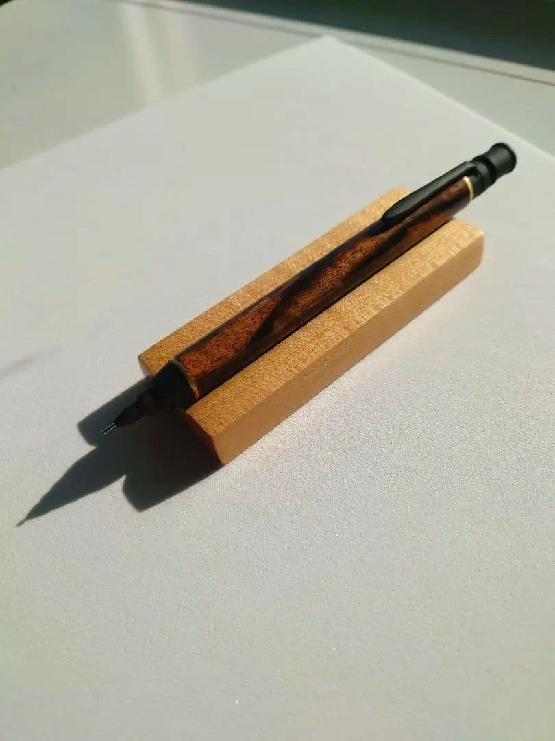 黒柿　シャープペンシル　MDS-1 三神クラフト　新うるし仕上げ　拭き漆