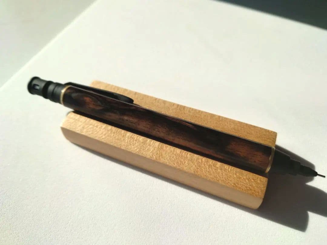 黒柿　シャープペンシル　MDS-1 三神クラフト　新うるし仕上げ　拭き漆