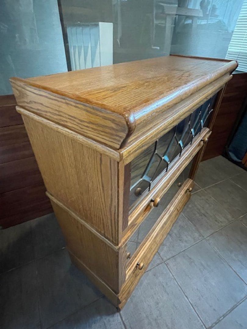 美品◾️オーク/ナラ材　スタッキングキャビネット　バリスタブックケースB 飾り棚