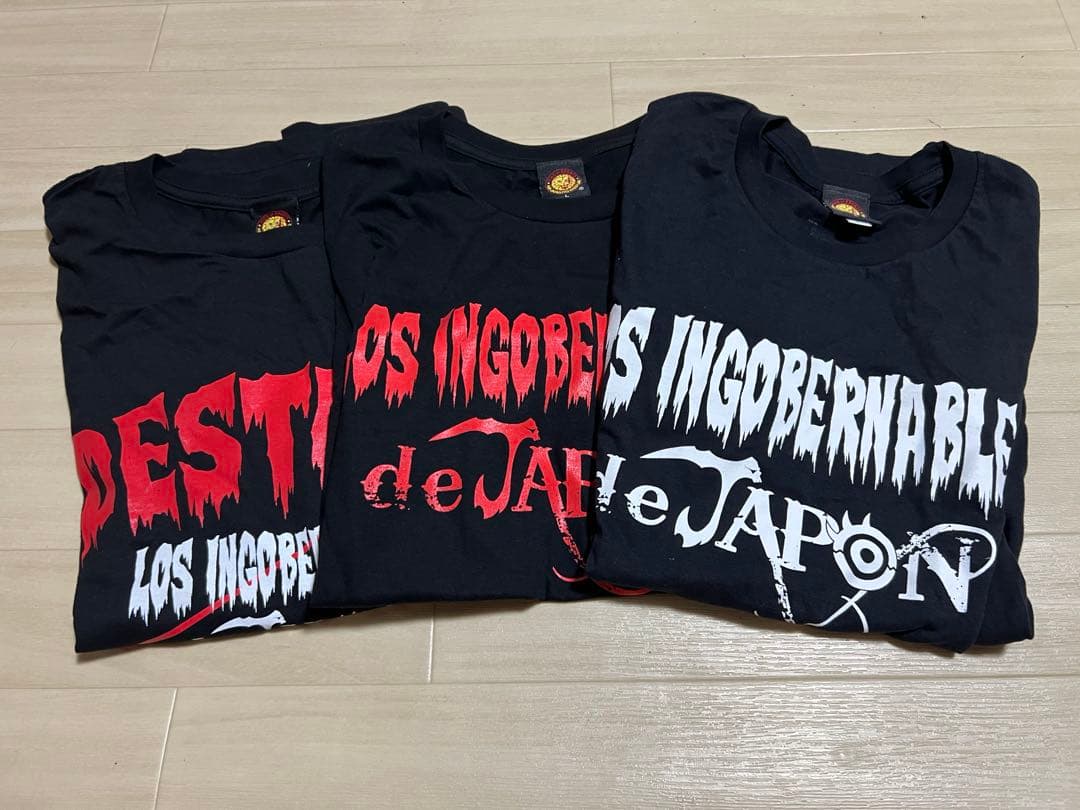 ロスインゴベルナブレス　内藤哲也　Tシャツ３枚セット　 Lサイズ