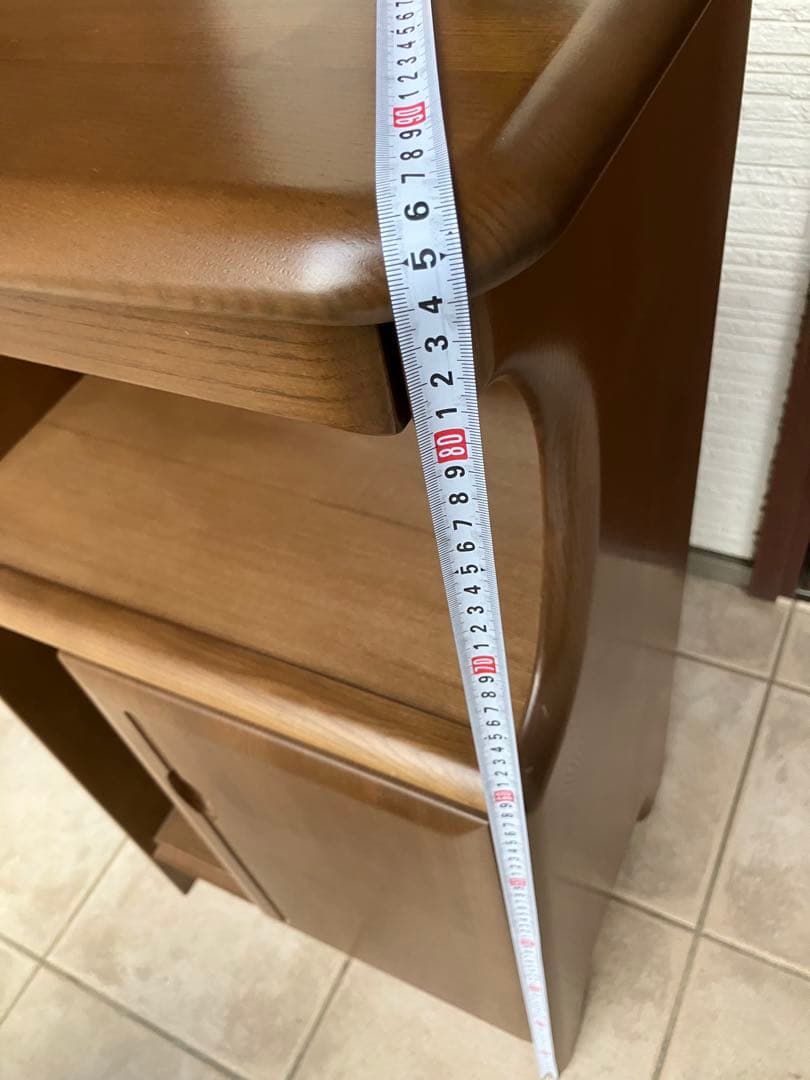 カリモク ◉Karimoku 電話台 引き出し・扉付き収納 コンセント付き