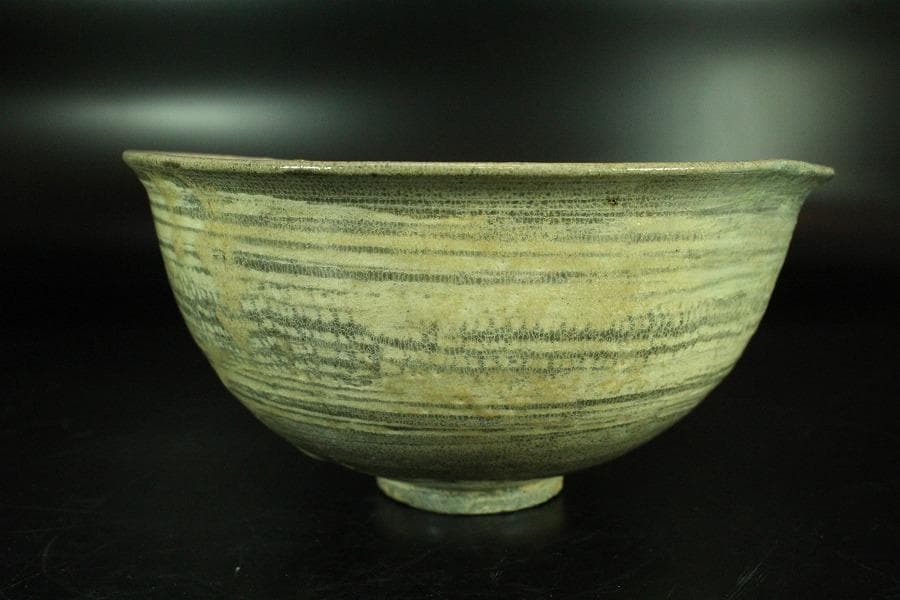 李朝 刷毛目 碗 時代物(K-A391)