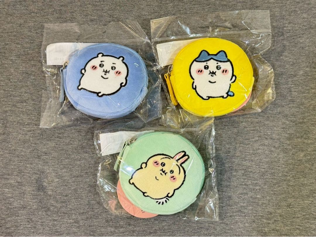台湾限定 ちいかわ ぽっちゃり セブン ポーチ ちいかわ ハチワレ うさぎ 3点