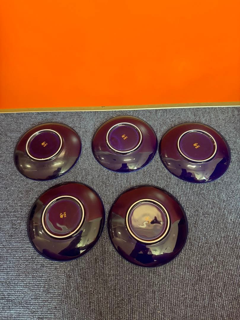 1959 香蘭社　金彩　皿　5客