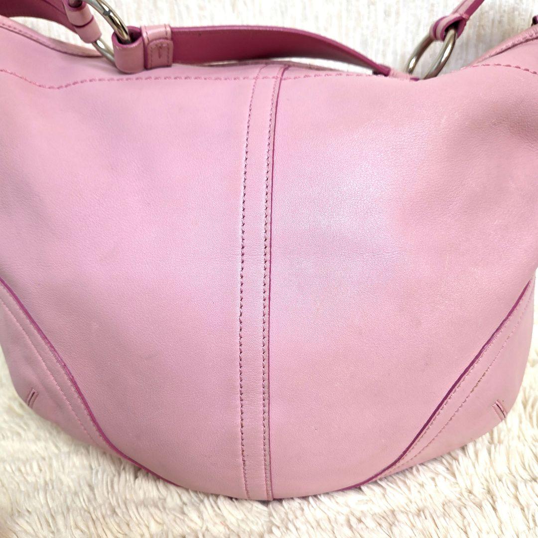 お値下げCOACH コーチ ワンショルダーバッグ　トートバッグ　ピンクY2K