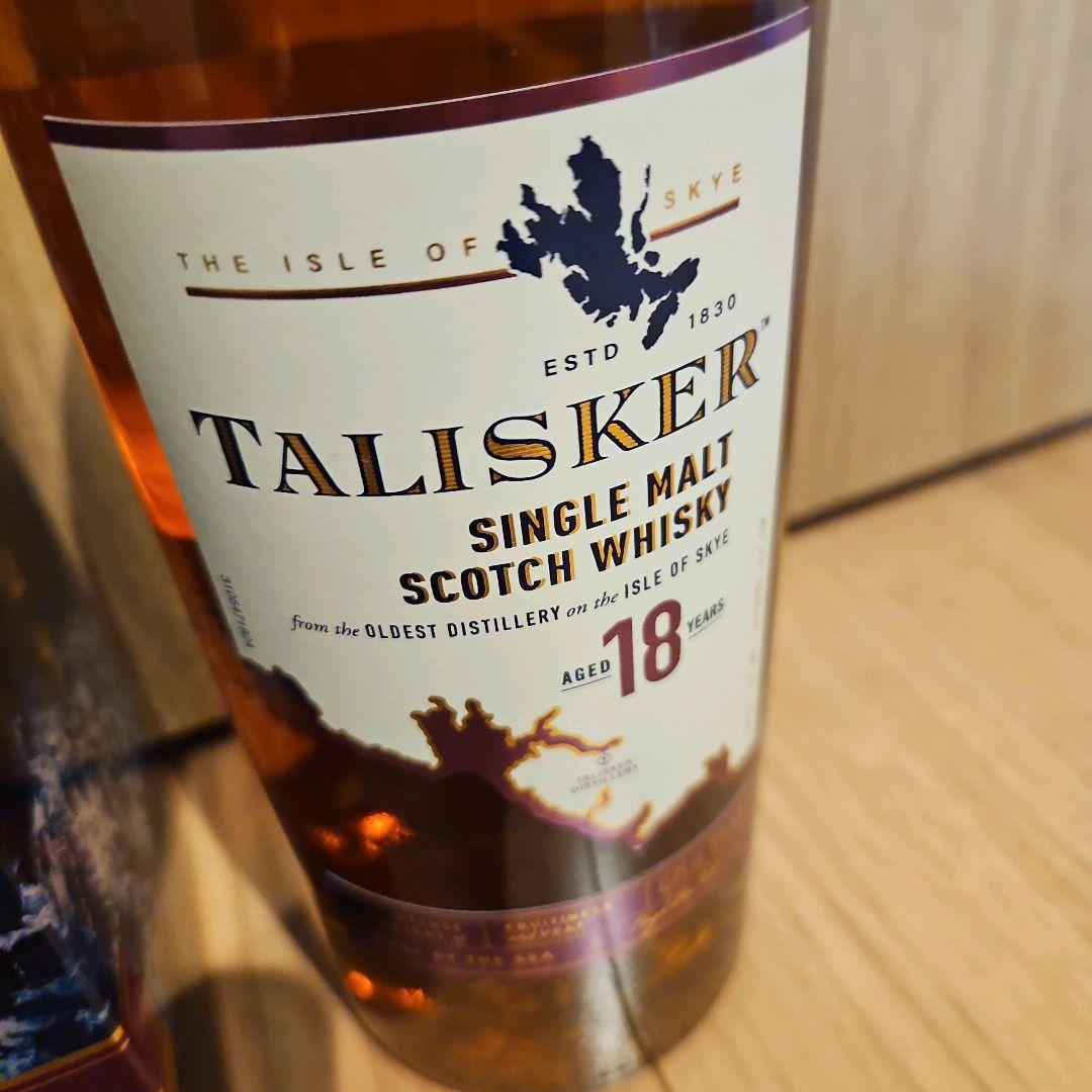 新品　タリスカー　TALISKER　18年 　箱付き