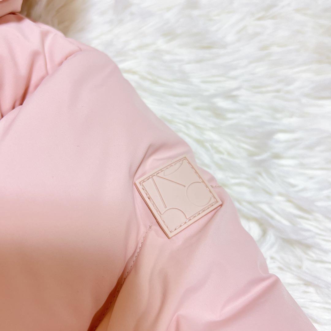 ボンポワン　ピンク　ダウンコート　18m フード付き　冬　80 ダウンジャケット