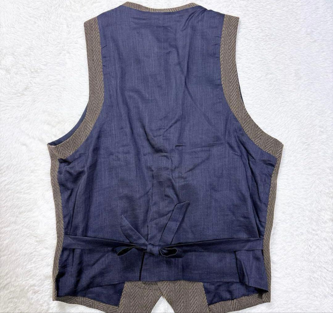 d*9様 最安値seya. セヤ SIWA ベスト　ヘリンボーン cristas