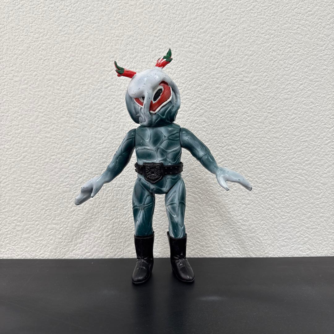 当時物　旧バンダイ　仮面ライダー　怪人　トリカブト　ソフビ