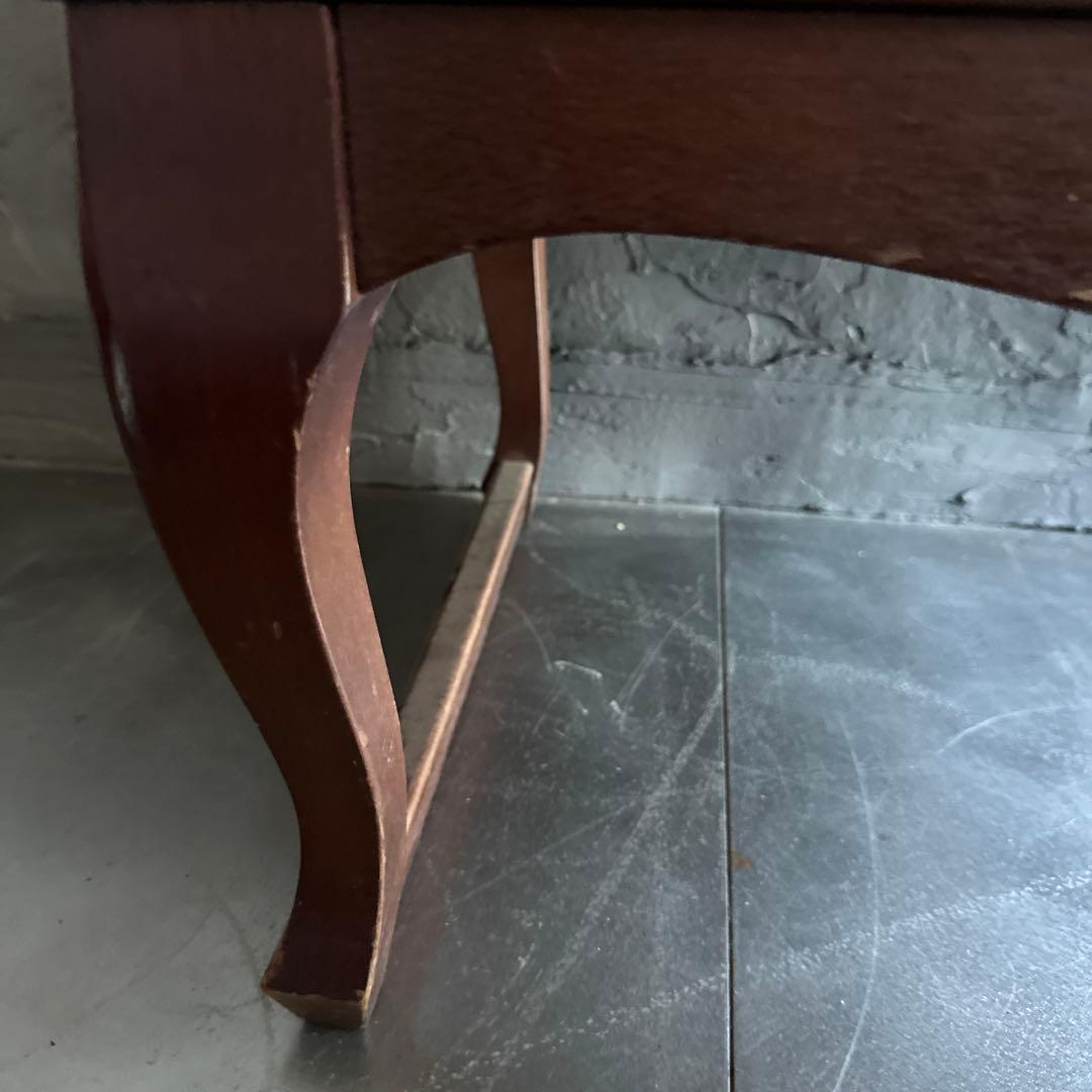 最終価格お値下げ❣️ヴィンテージスツール　金華織のような座面！とても素敵！