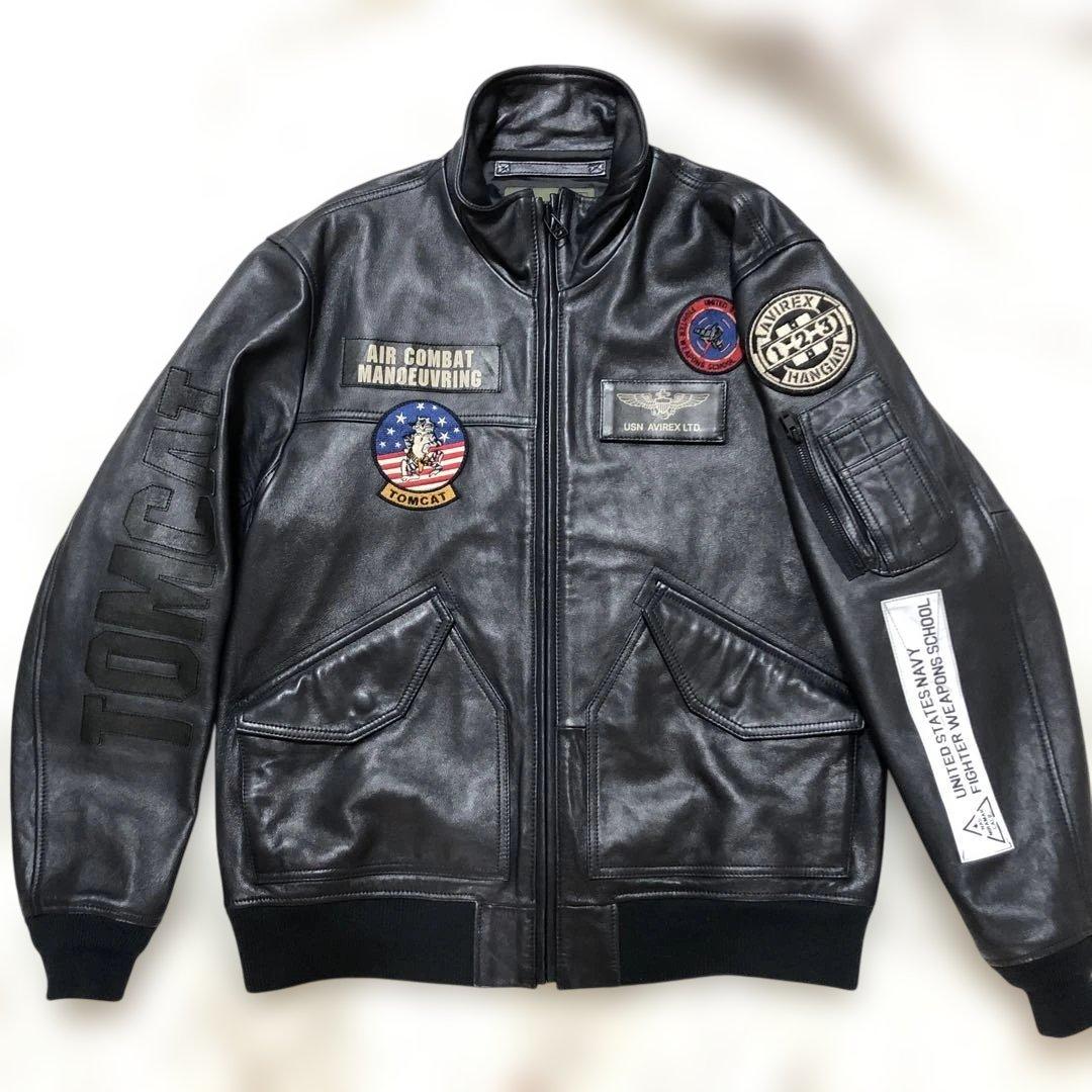 【入手困難】 AVIREX CWU LEATHER レザー　トップガン