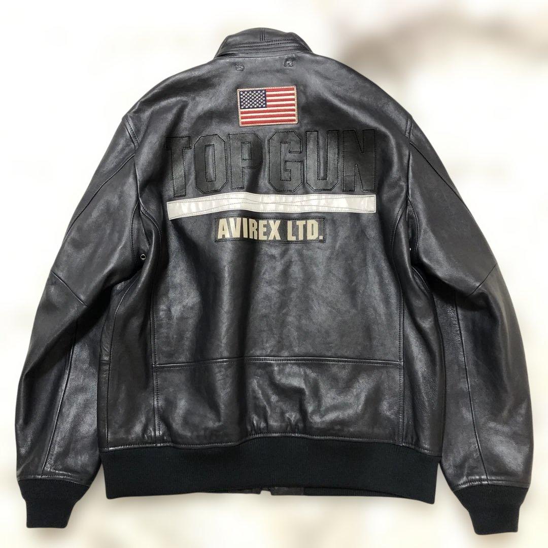 【入手困難】 AVIREX CWU LEATHER レザー　トップガン