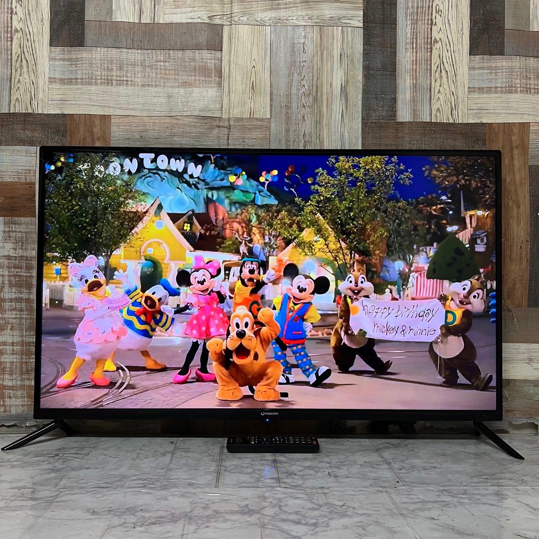 即日受渡❣️全国送料込4年前購入マクスゼン43型液晶TVゲームモード搭載。