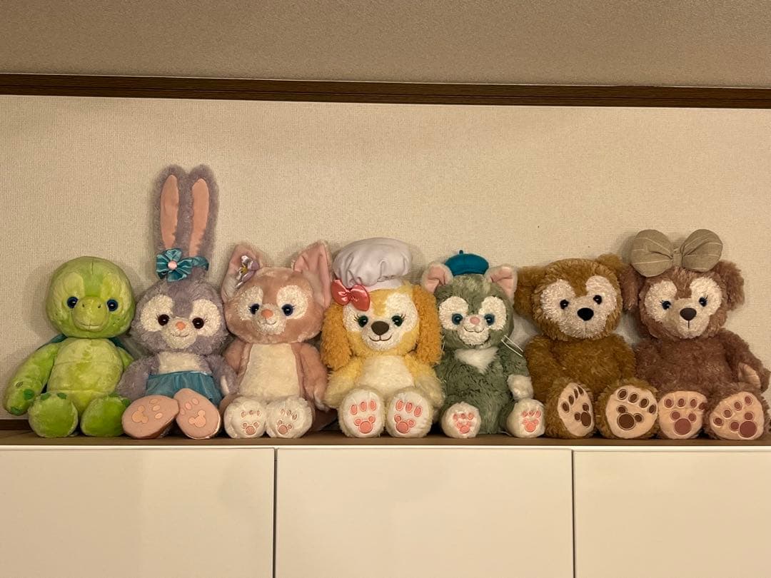 ディズニーシー　ぬいぐるみ　ダッフィー リーナベル　オルメル　7体　セット売り