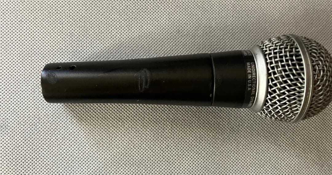 【Vintage】SHURE SM58 USA製 ポルシェロゴ（ケース付き）