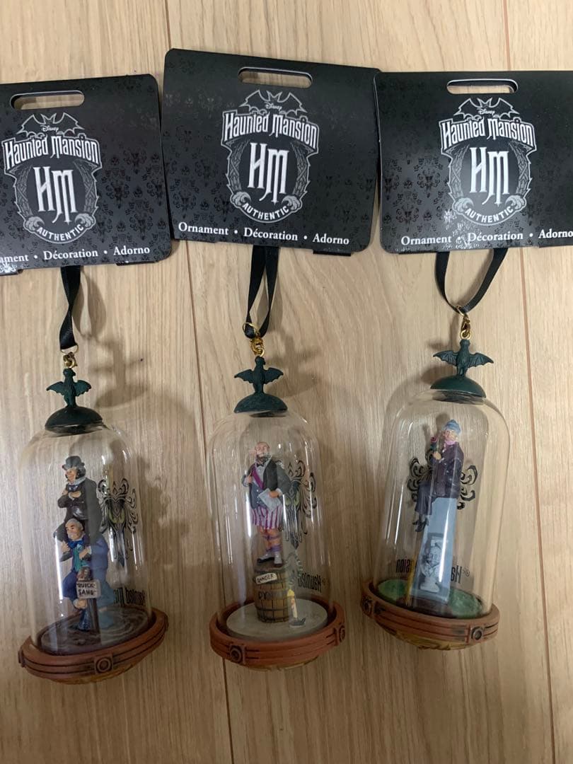 ホーンテッドマンション　海外限定　オーナメント ディズニー　3個セット