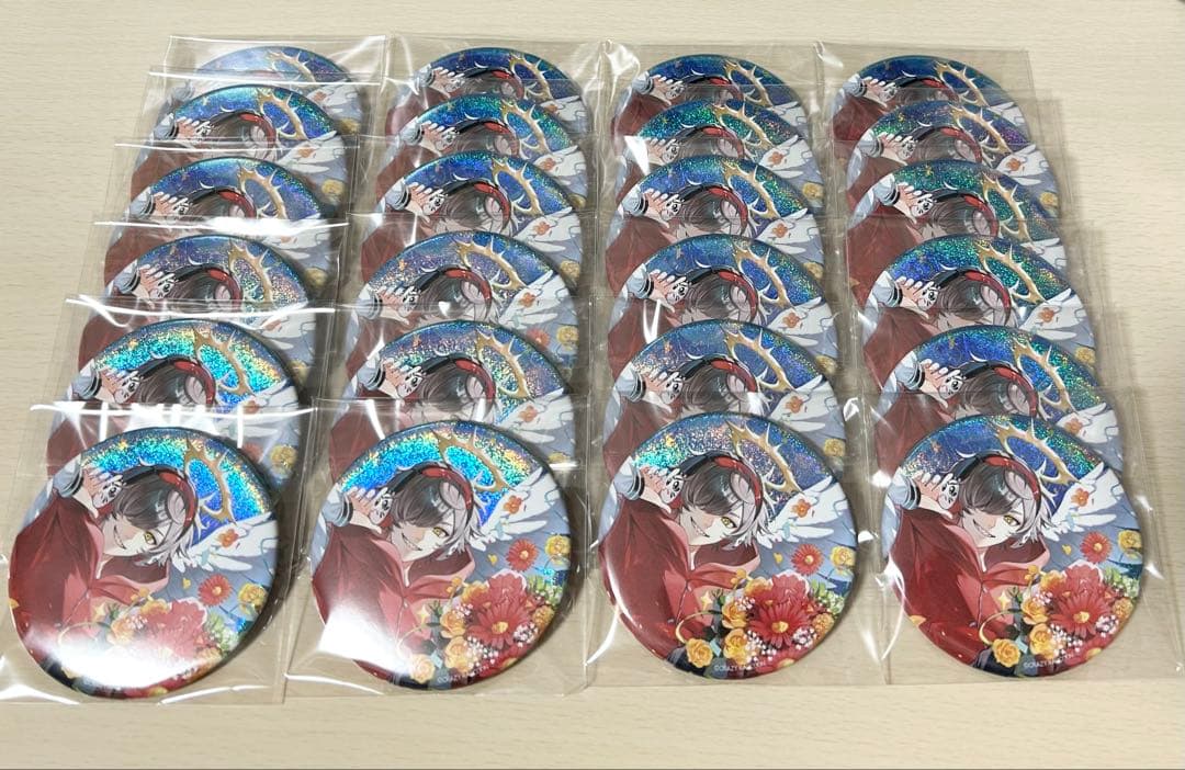 だるまいずごっど　缶バッジ