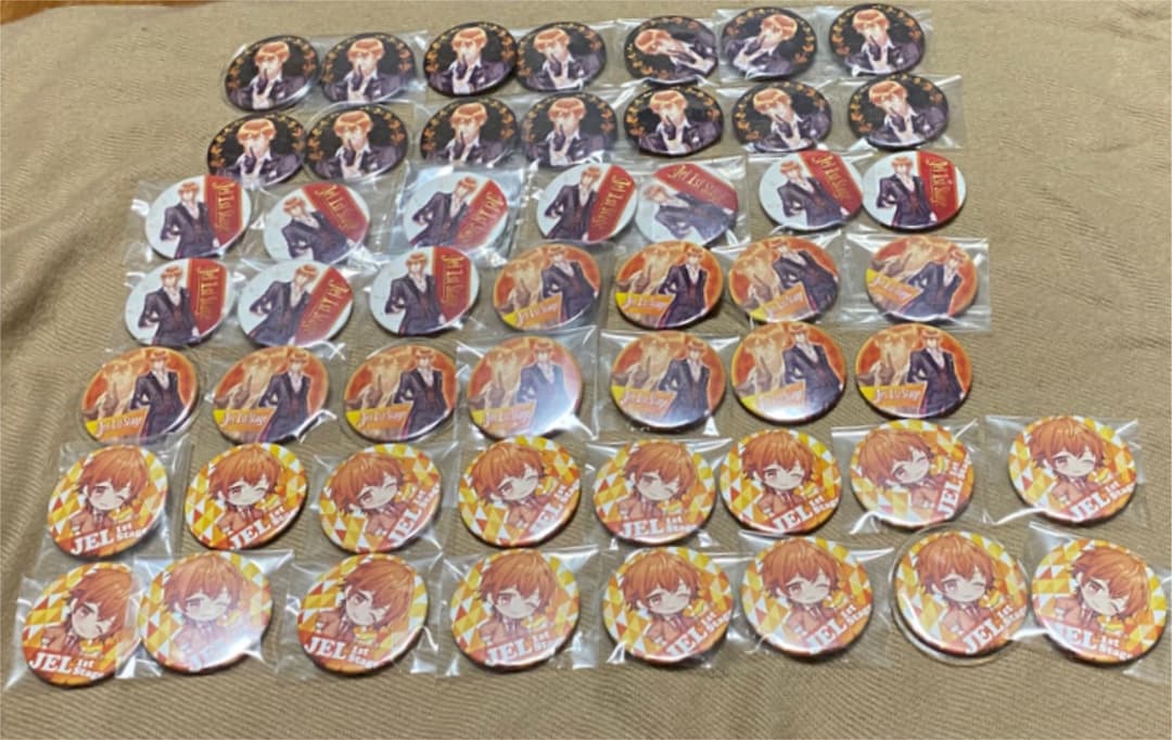 ジェルステ 缶バッジ
