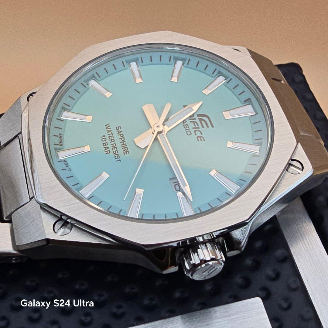 未使用 カシオ EDIFICE ターコイズブルー EFR-S108DJ-2BJF