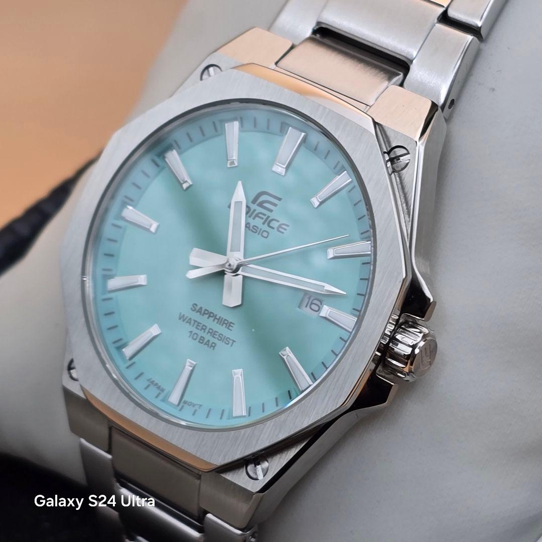 未使用 カシオ EDIFICE ターコイズブルー EFR-S108DJ-2BJF