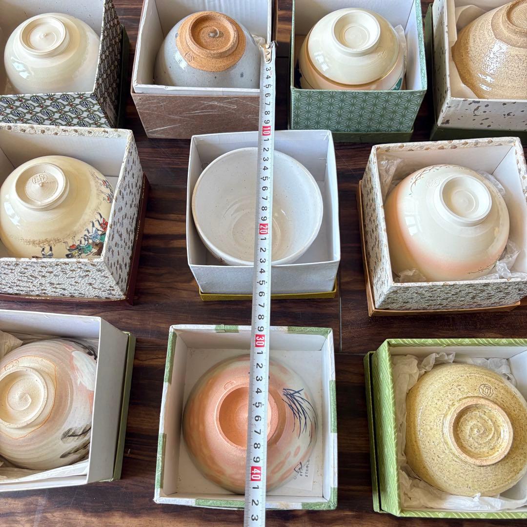 茶碗 抹茶碗 まとめて 10点 茶道具 陶器 いろいろ まとめて
