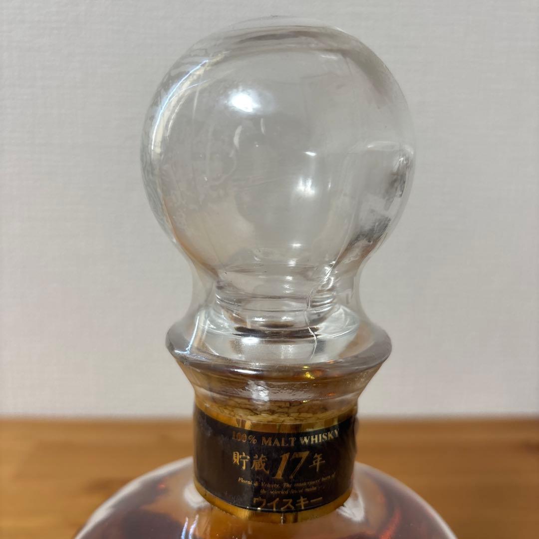 軽井沢17年　100％モルトウイスキー　700ml メルシャン　澱あり　未開封❶