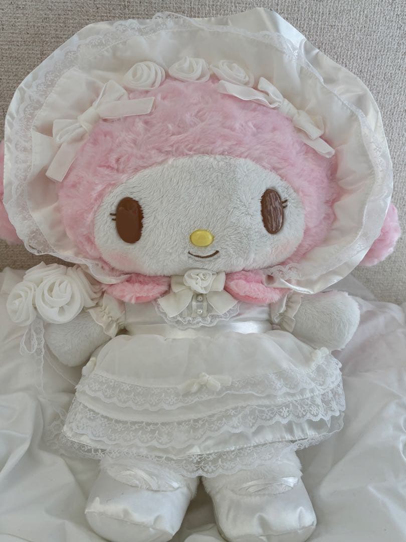 r*e様 ウェディングドレスのマイメロディ ぬいぐるみ